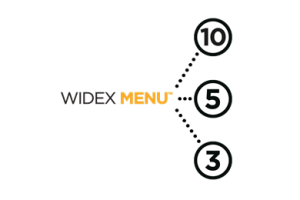 Widex Menu rješenje